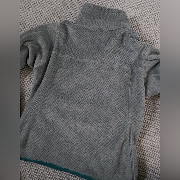 Patagonia re-tool snap-t pullover grey and teal size small great condition - Picture 4 of 5